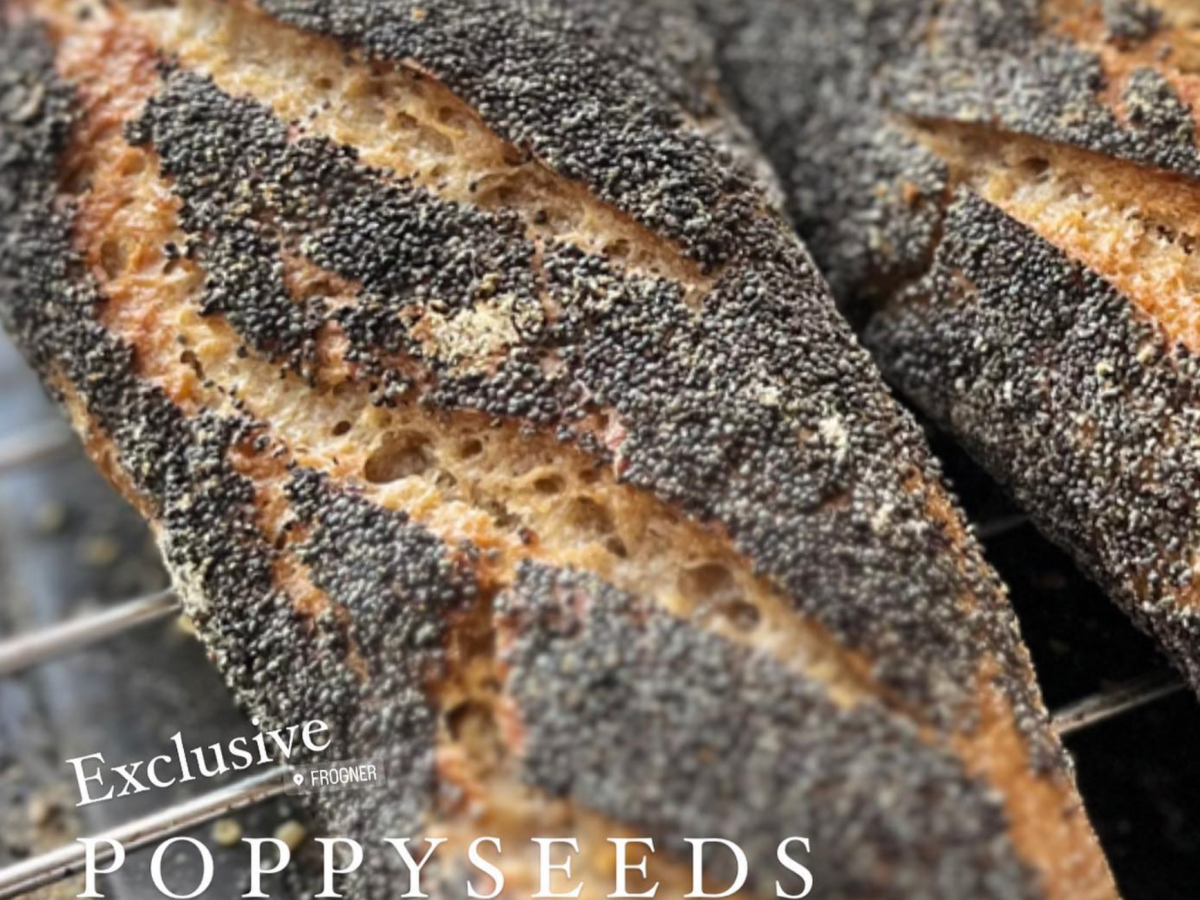 Poppyseeds on Rustic Baguettes