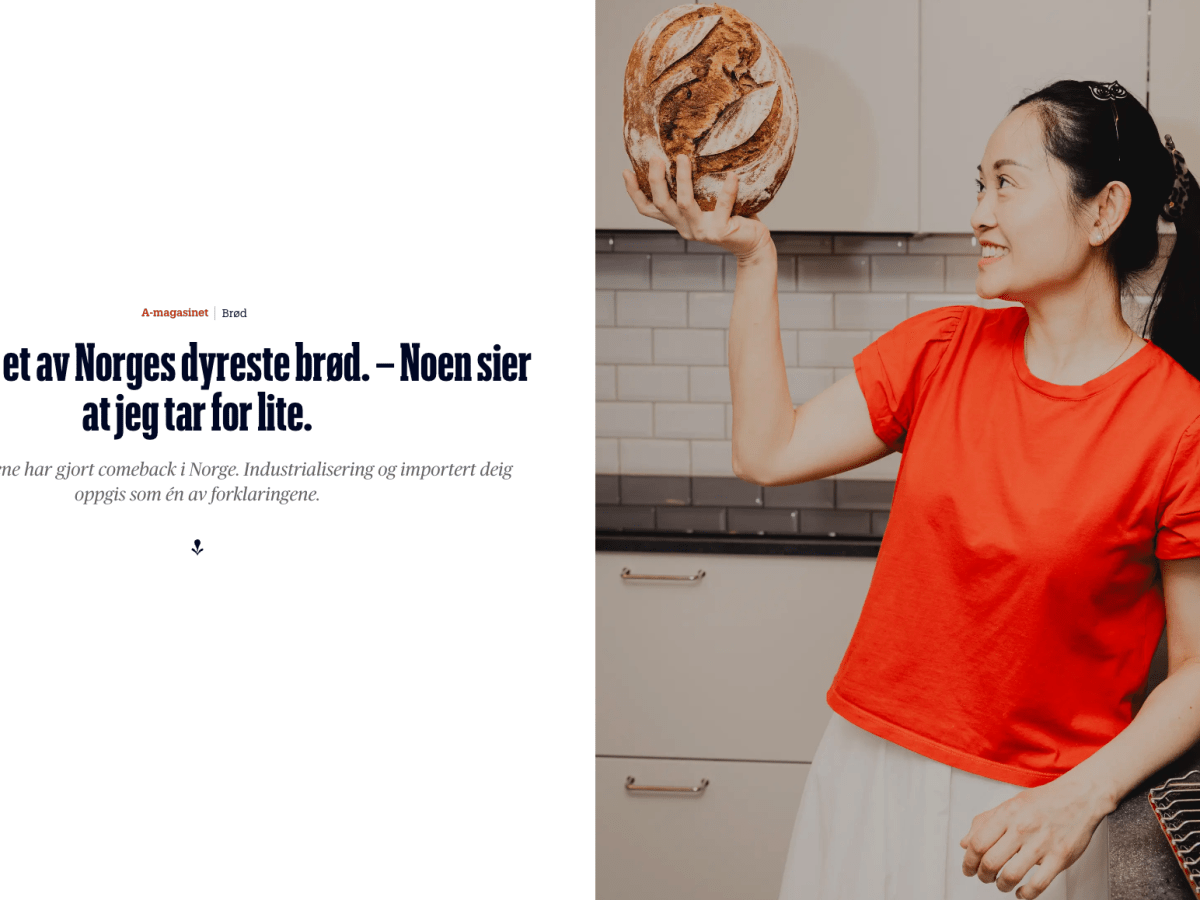 I got featured in Aftenposten&nbsp;A-Magasinet